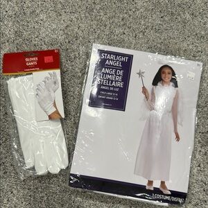 Costume with White Gloves